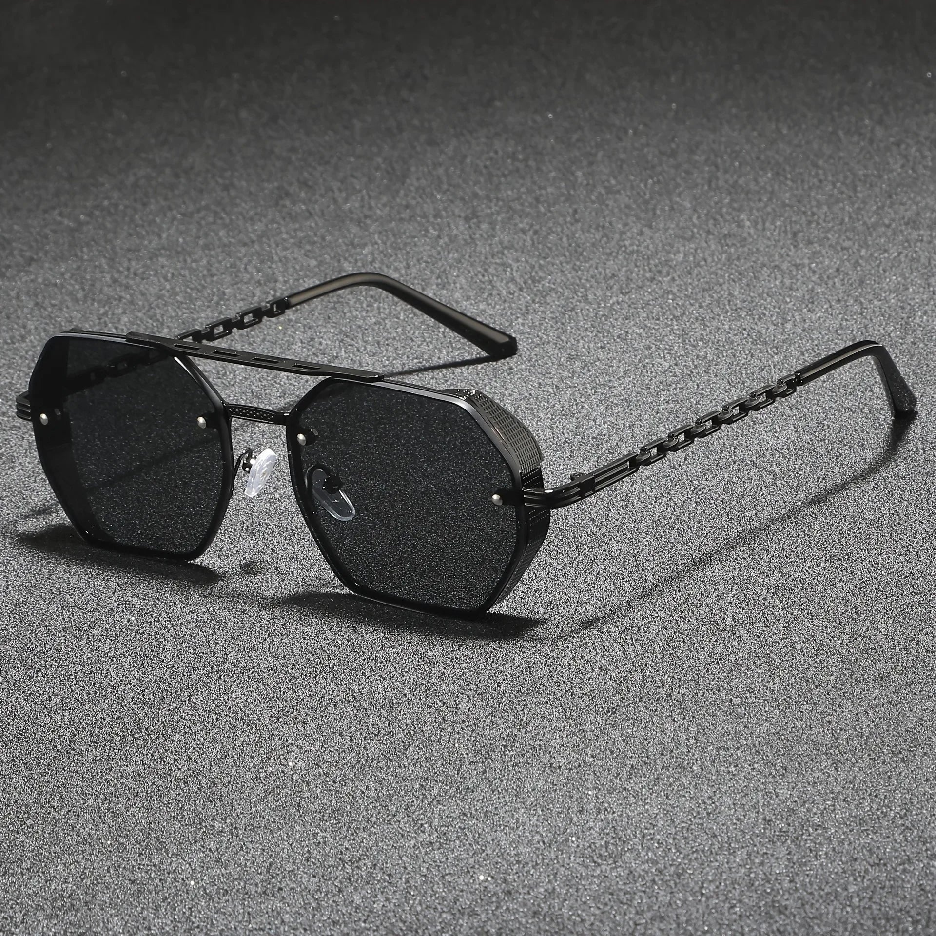 Marcello Hexagonal Metal Sunglasses 3