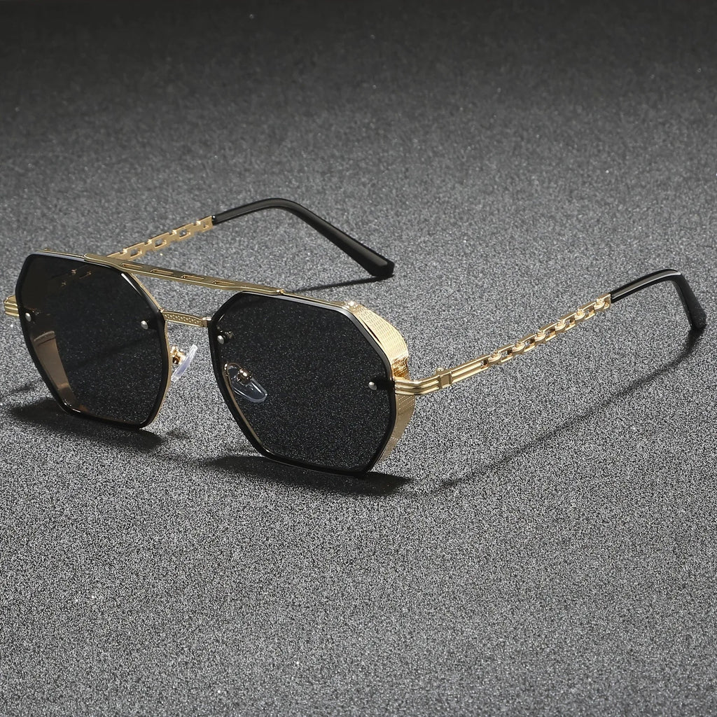 Marcello Hexagonal Metal Sunglasses 4