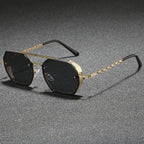 Marcello Hexagonal Metal Sunglasses 4