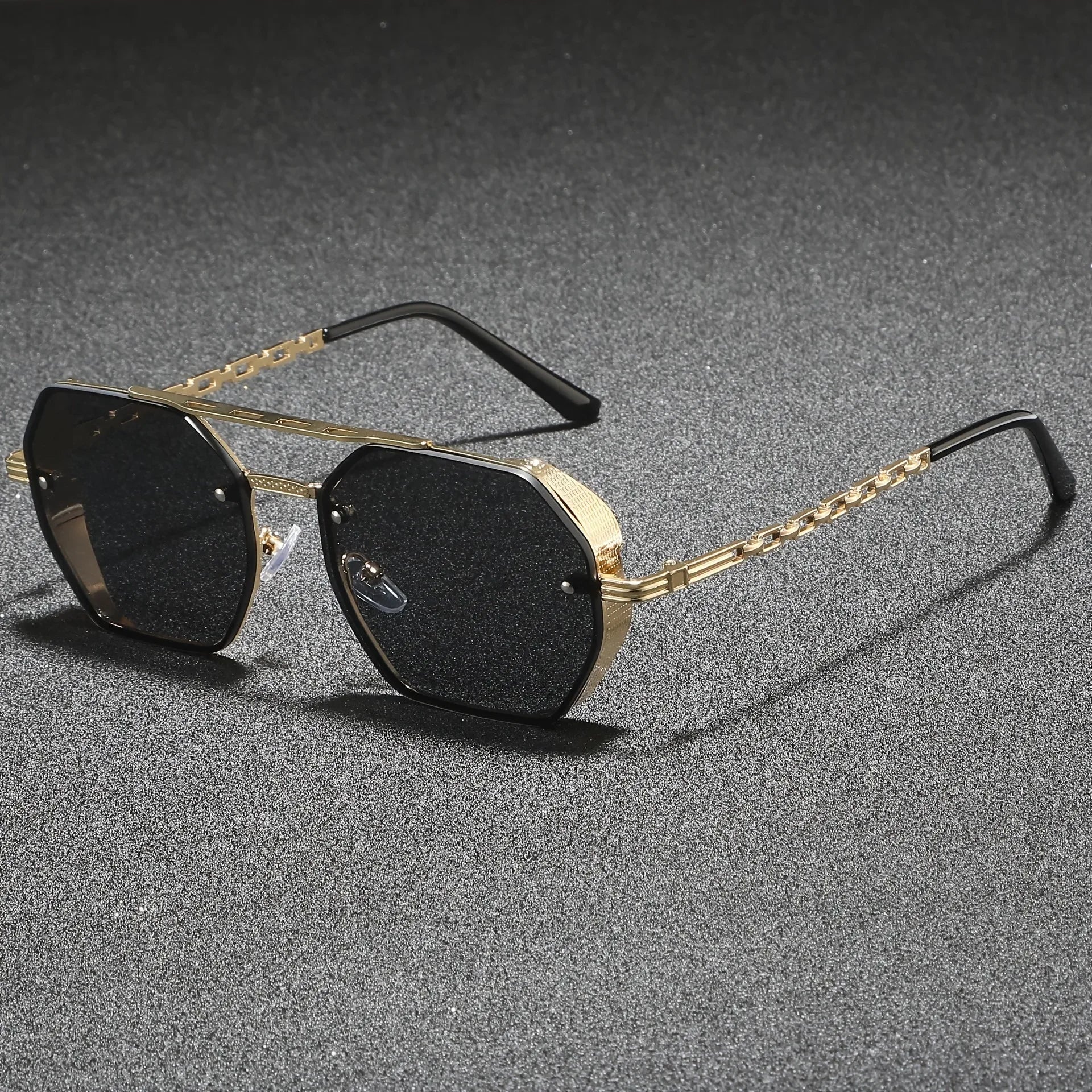 Marcello Hexagonal Metal Sunglasses 4