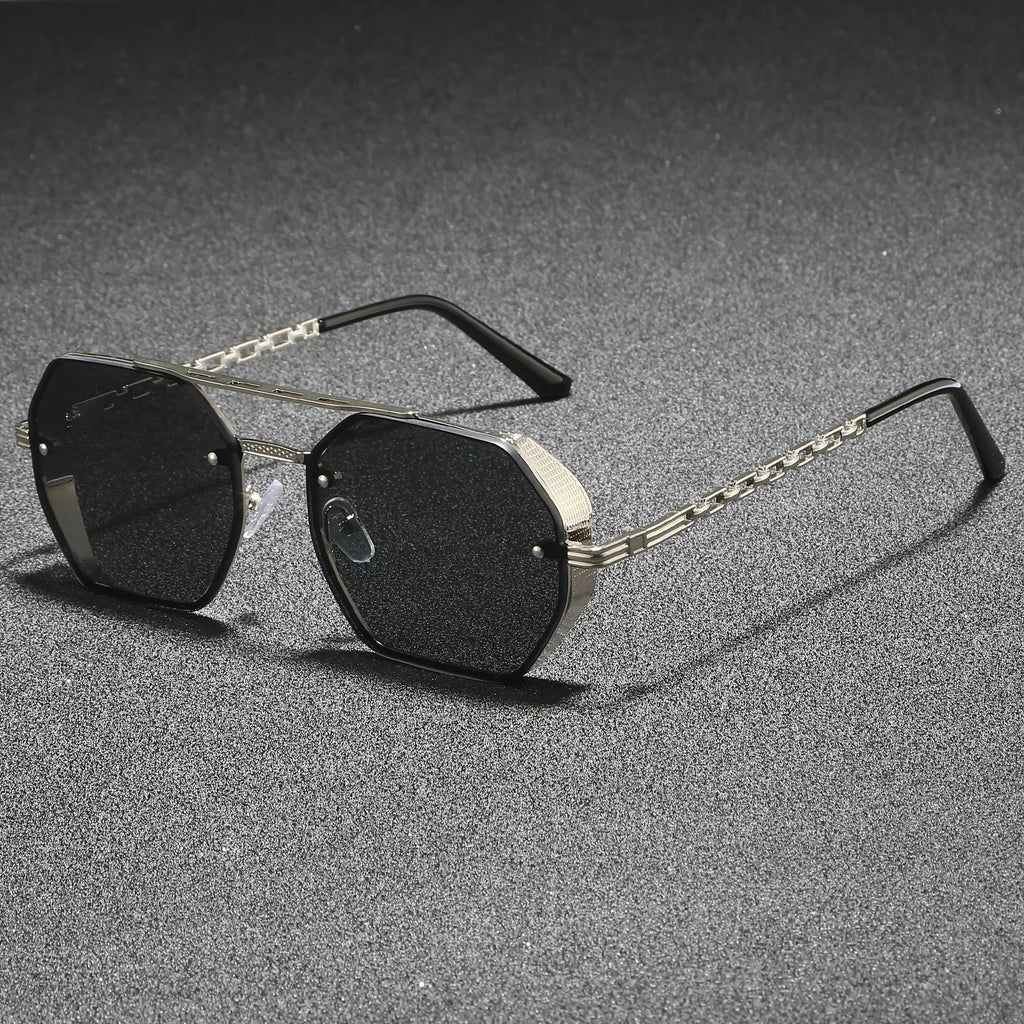 Marcello Hexagonal Metal Sunglasses 5