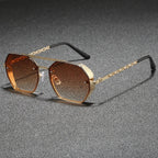 Marcello Hexagonal Metal Sunglasses 6