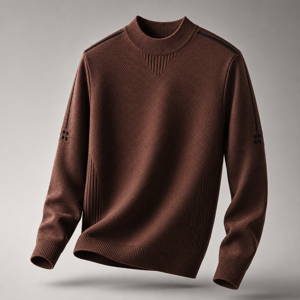 Matteo Textured Mock-Neck Sweater2