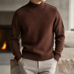 Matteo Textured Mock-Neck Sweater3