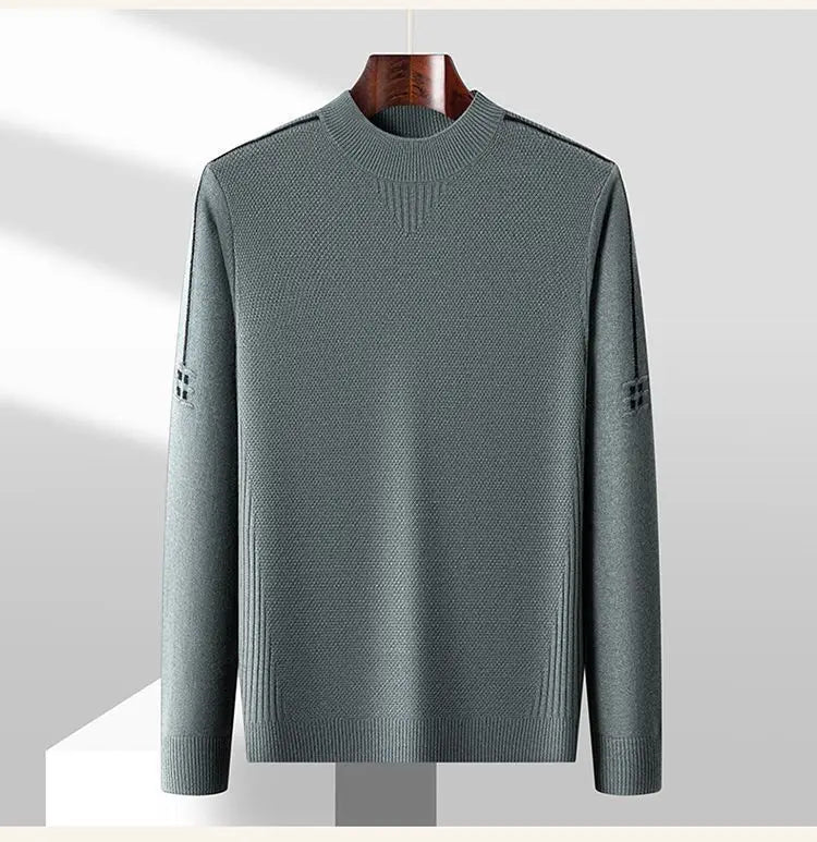 Matteo Textured Mock-Neck Sweater4
