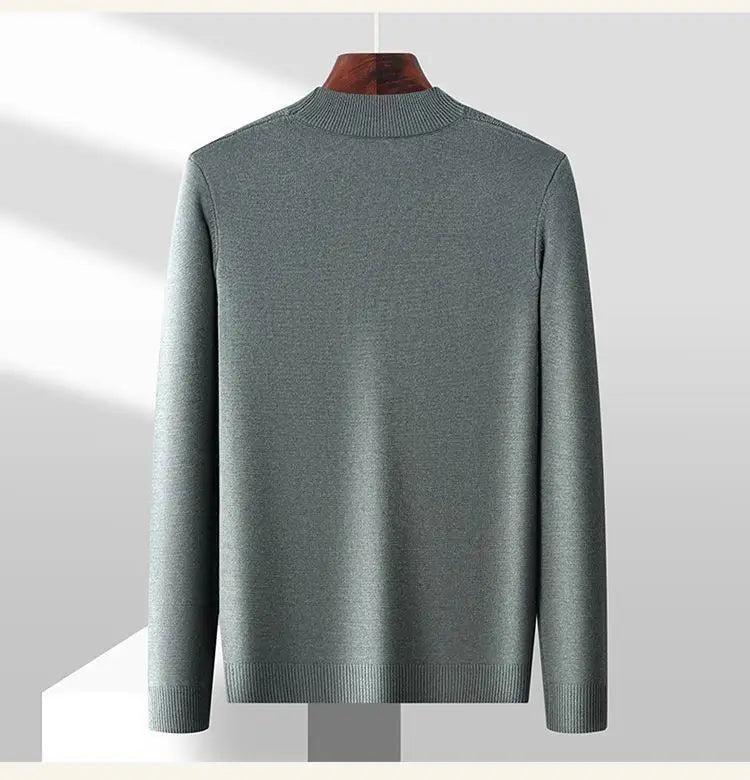 Matteo Textured Mock-Neck Sweater5