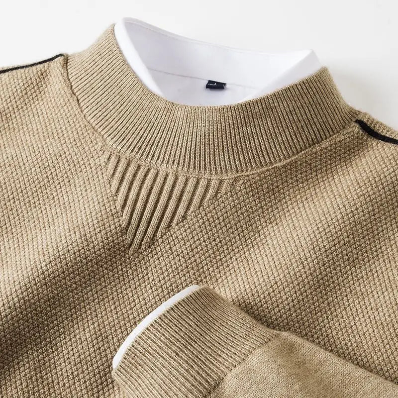 Matteo Textured Mock-Neck Sweater8