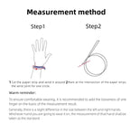 Marchetti Braided Leather & Steel Bracelet - Sizing guide