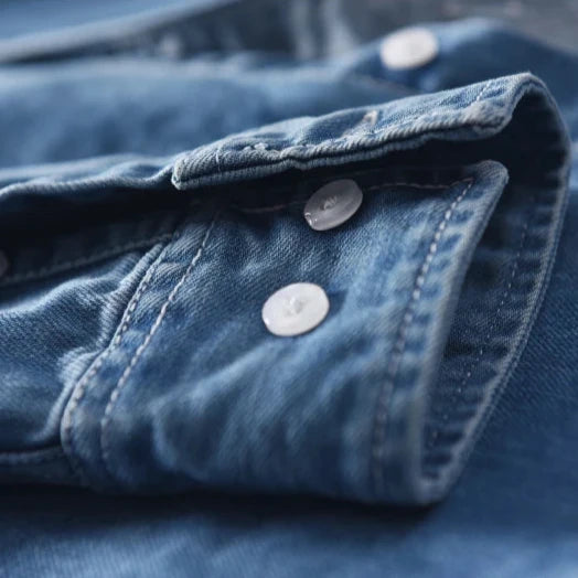 Men's "Stockman" Premium Denim Button Up 4
