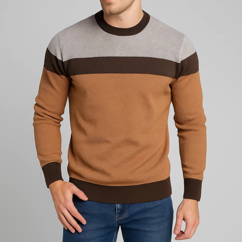 “Milo Tailored Cotton Knit Sweater” 2