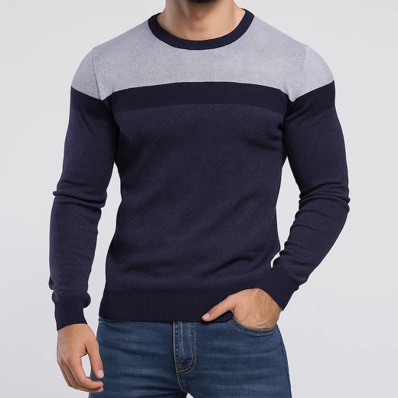 “Milo Tailored Cotton Knit Sweater” 4