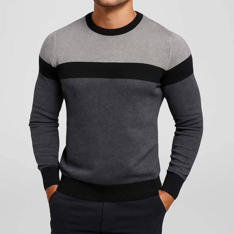 “Milo Tailored Cotton Knit Sweater” 5