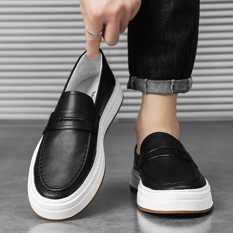 Moico Genuine Leather Loafers 0