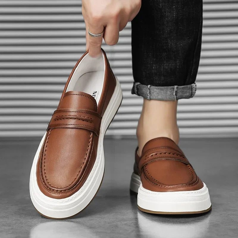 Moico Genuine Leather Loafers 1
