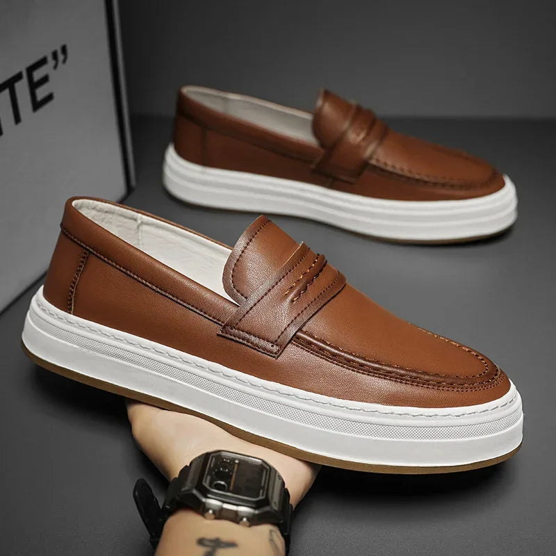 Moico Genuine Leather Loafers 2