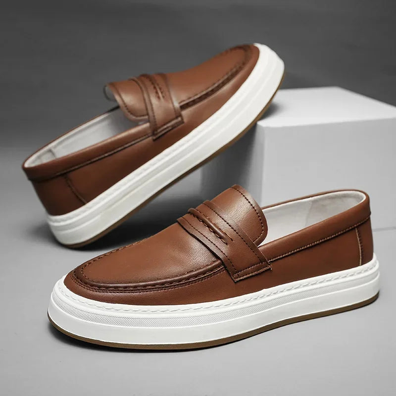 Moico Genuine Leather Loafers 4