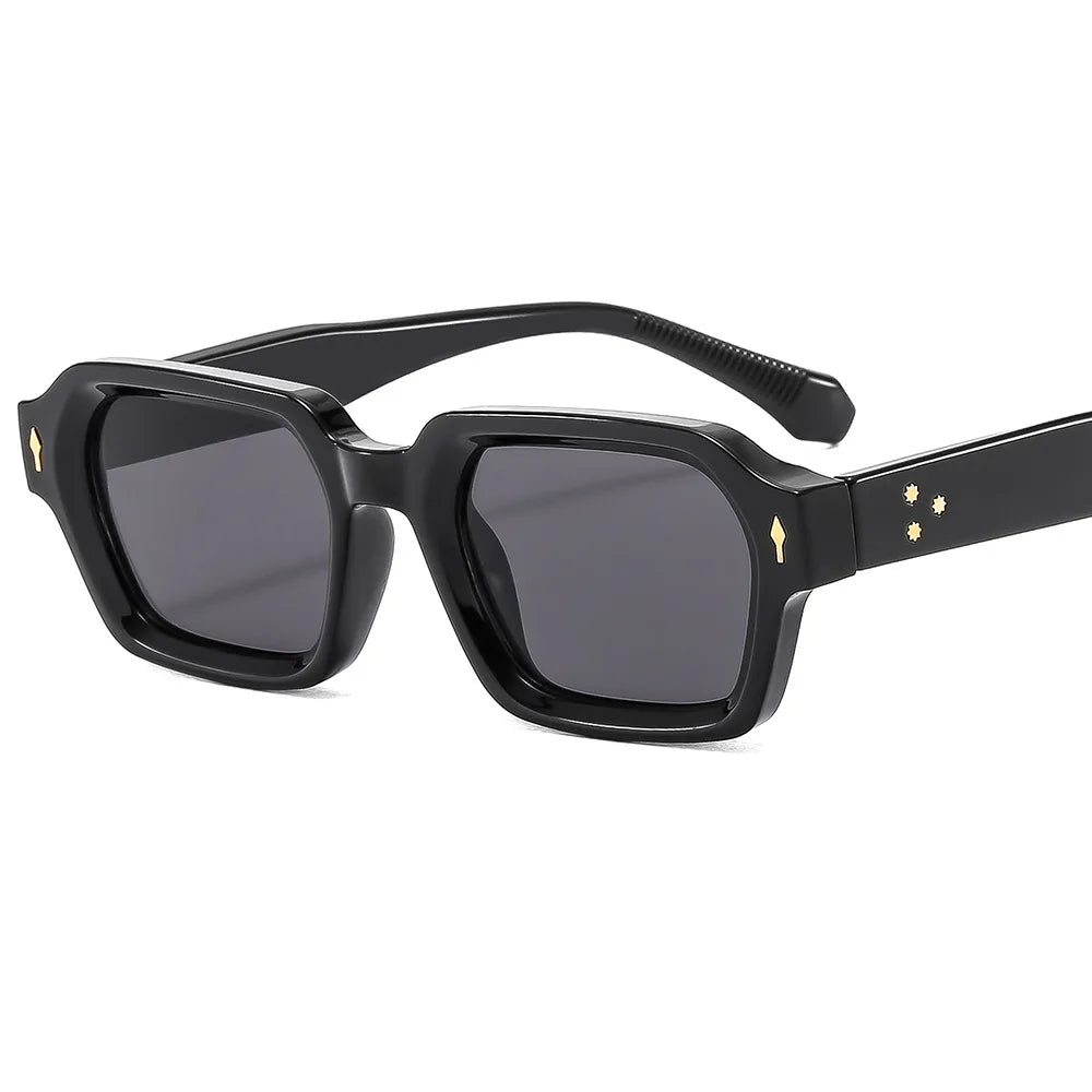 New Fashion Small Square Sunglasses For Women Men Modern Design Retro Double Color Frame Sun Glasses Shades UV400 Eyeglasses 10