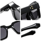 New Fashion Small Square Sunglasses For Women Men Modern Design Retro Double Color Frame Sun Glasses Shades UV400 Eyeglasses 5