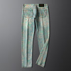 Nico Bold Pattern Slim-Fit Denim Jeans 5