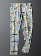 Nico Bold Pattern Slim-Fit Denim Jeans 6