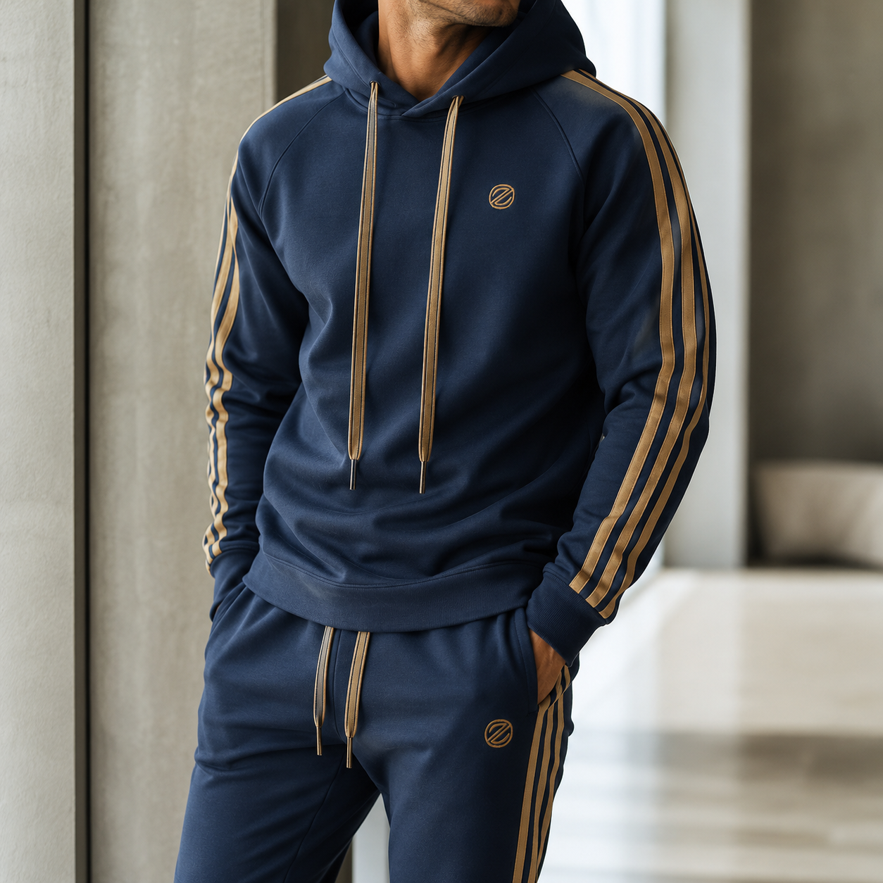 Nico Contrast Tracksuit Set1