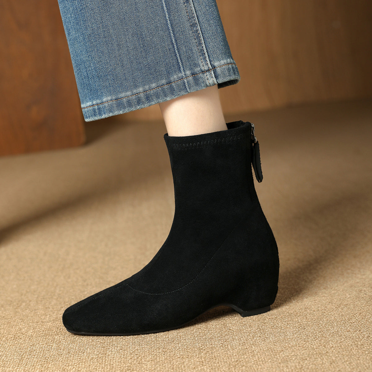 Calvera Suede Ankle Boots
