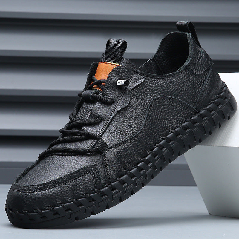 Lorenzo Hand-Stitched Leather Sneaker