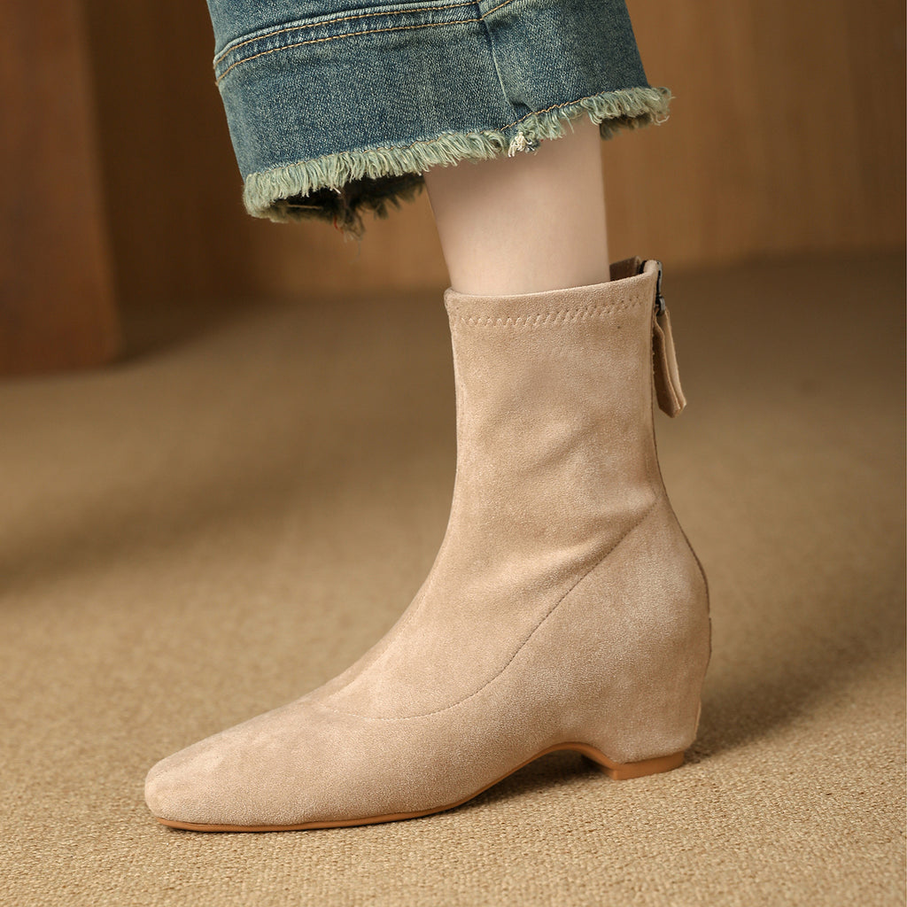 Calvera Suede Ankle Boots