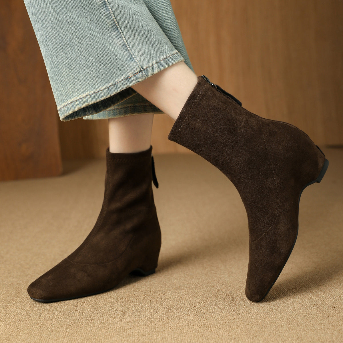 Calvera Suede Ankle Boots