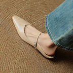 Olivette Leather Pointed-Toe Mules 1