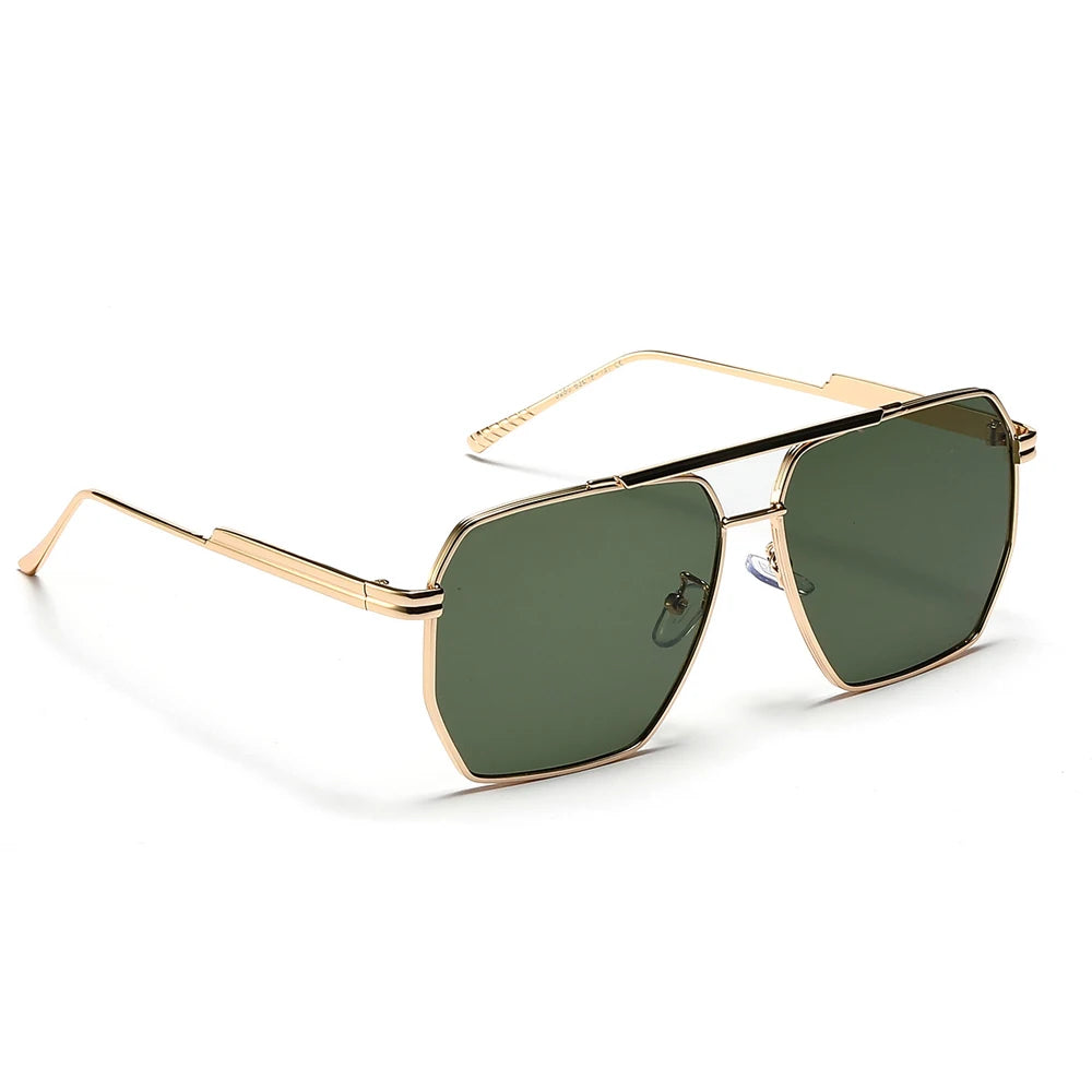 Piero Metal Double Bridge Sunglasses 4