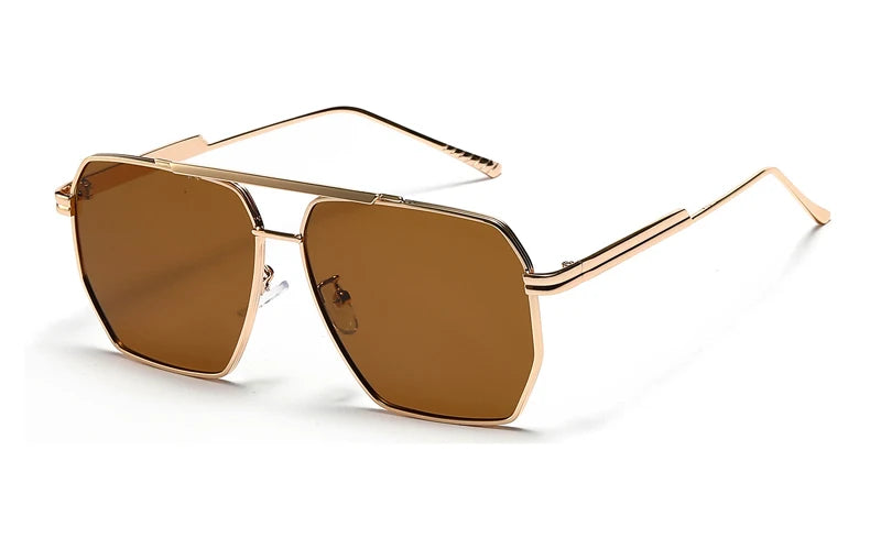 Piero Metal Double Bridge Sunglasses 7