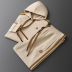 Rafael Brushed Fleece Tracksuit with Contrast Striping 0