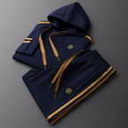 Rafael Brushed Fleece Tracksuit with Contrast Striping 1