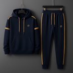 Rafael Brushed Fleece Tracksuit with Contrast Striping 4