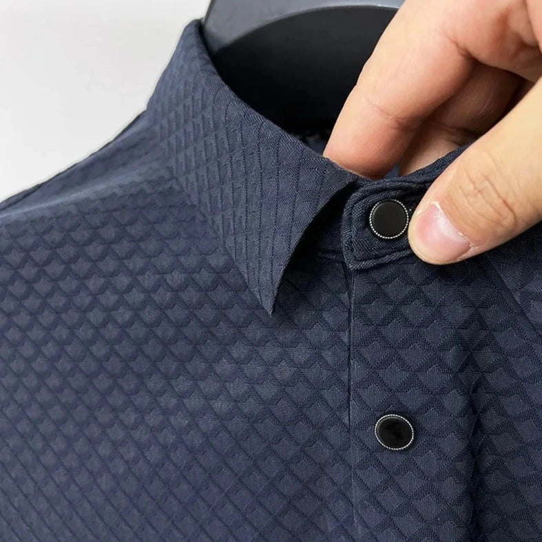 Raso Silk Polo Shirt 1
