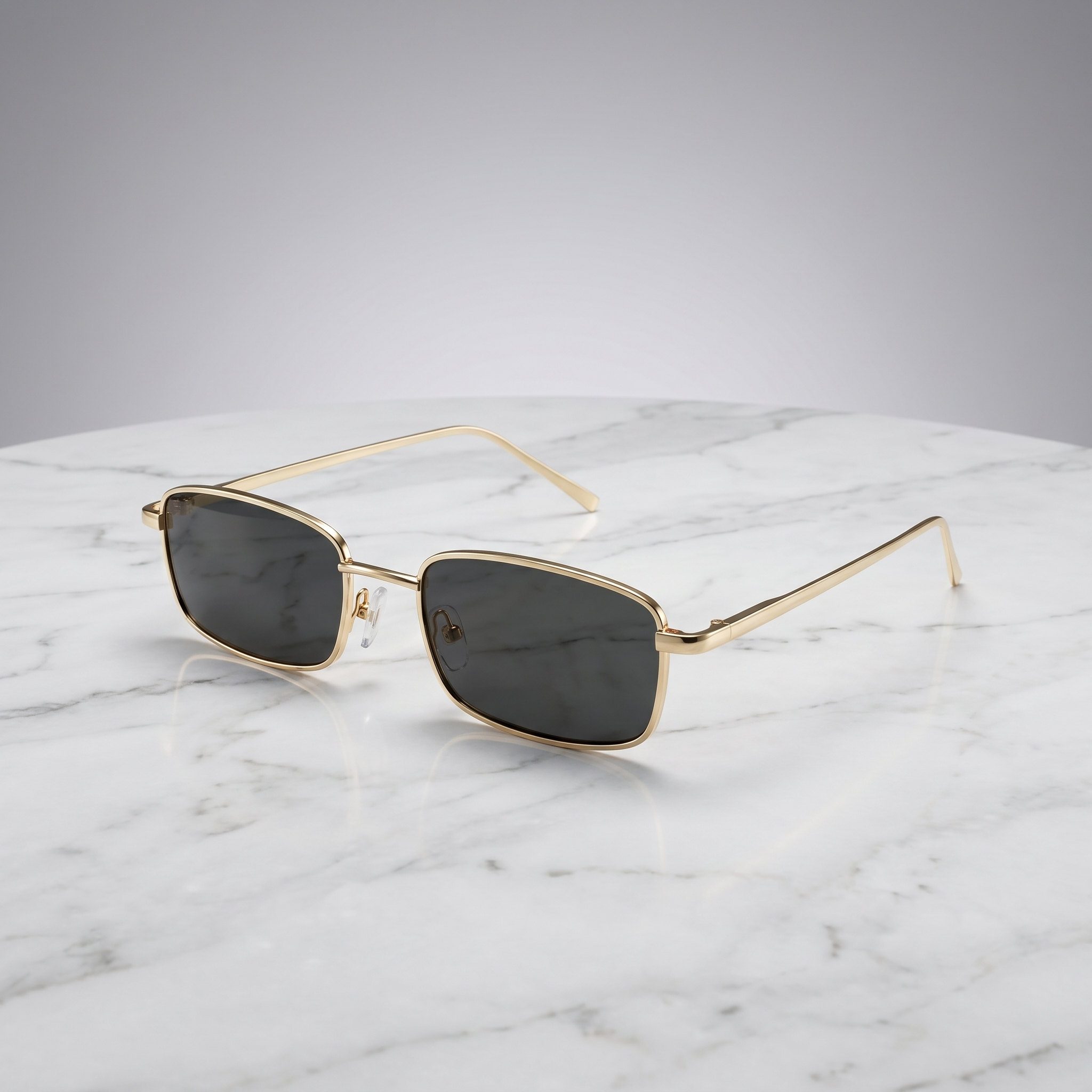 Rivona Rectangle Mirror Lens Sunglasses 0