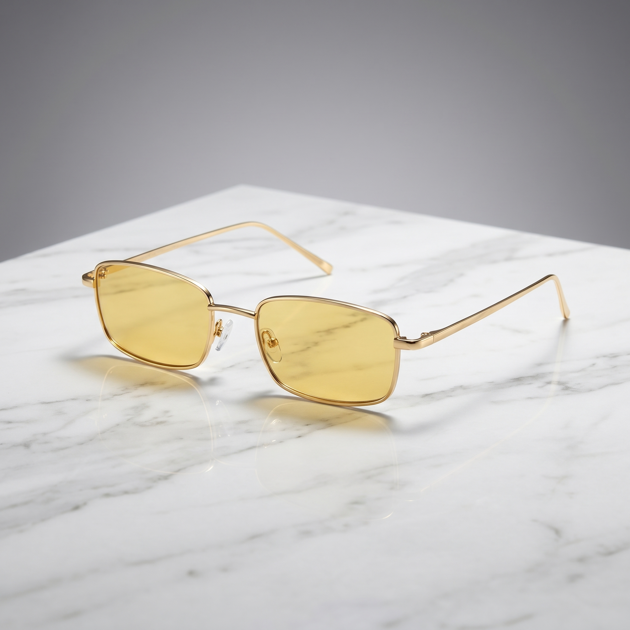 Rivona Rectangle Mirror Lens Sunglasses 1