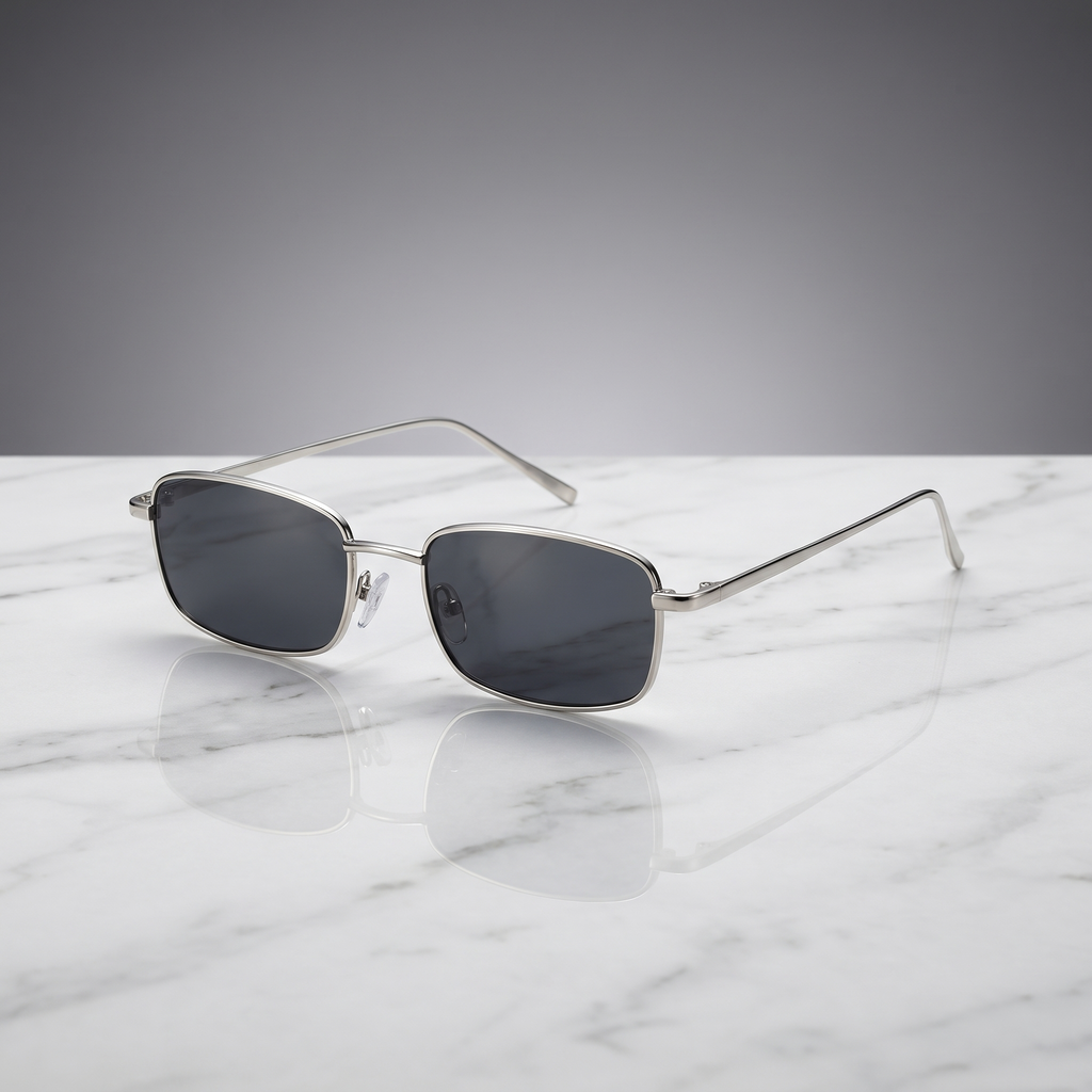 Rivona Rectangle Mirror Lens Sunglasses 2