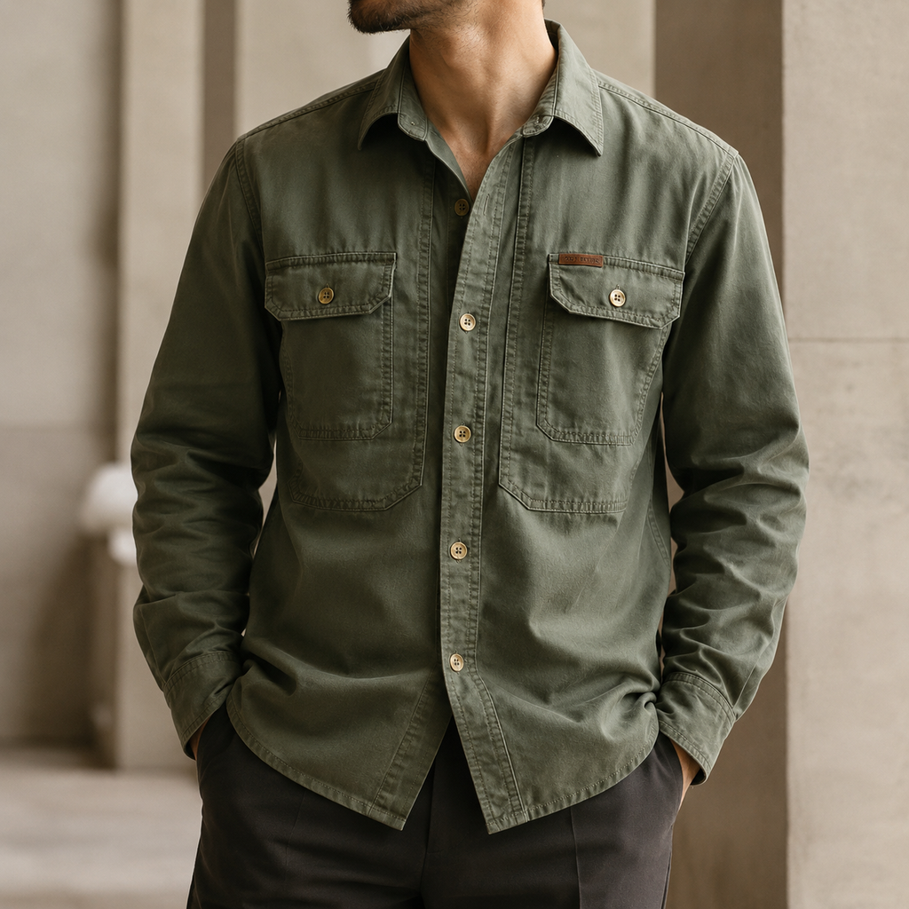 Rocco Cotton Utility Shirt1