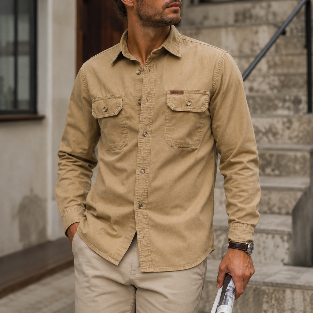 Rocco Cotton Utility Shirt2