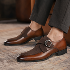 Romano Suede Monk-Strap Shoe1