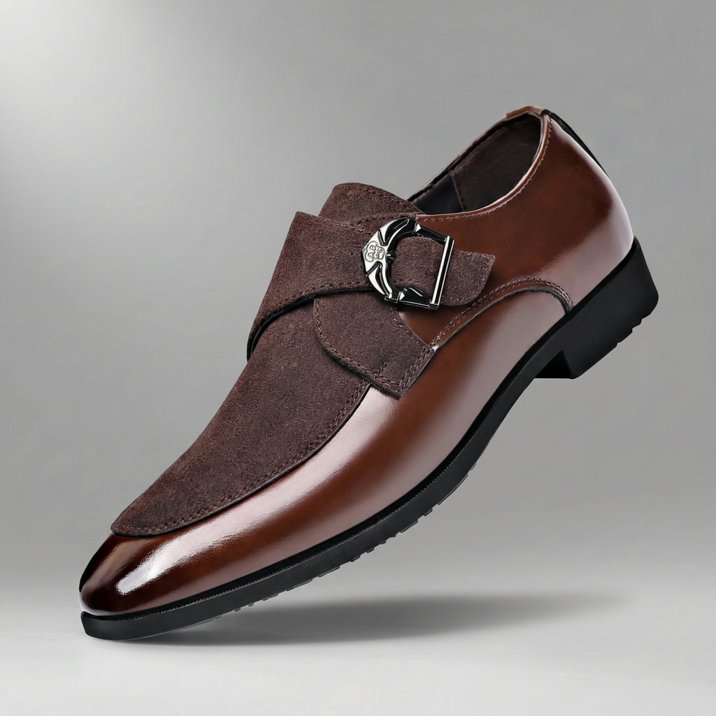 Romano Suede Monk-Strap Shoe10