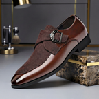 Romano Suede Monk-Strap Shoe8