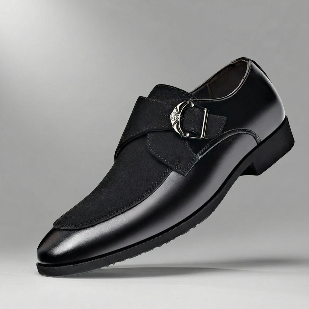 Romano Suede Monk-Strap Shoe9
