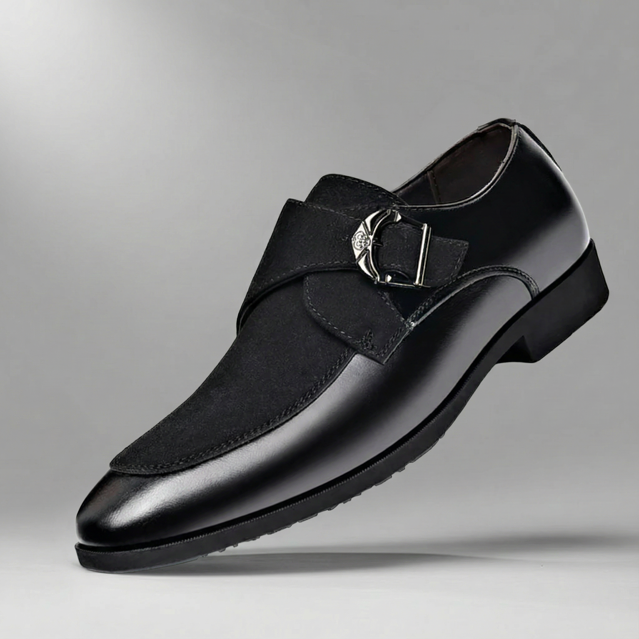 Romano Suede Monk-Strap Shoe9