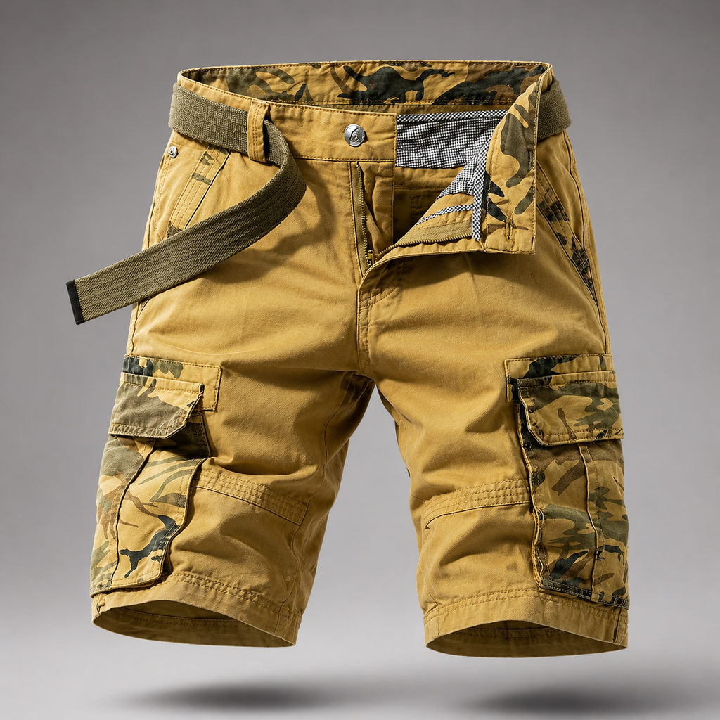 Sandro Belted Cargo Shorts1