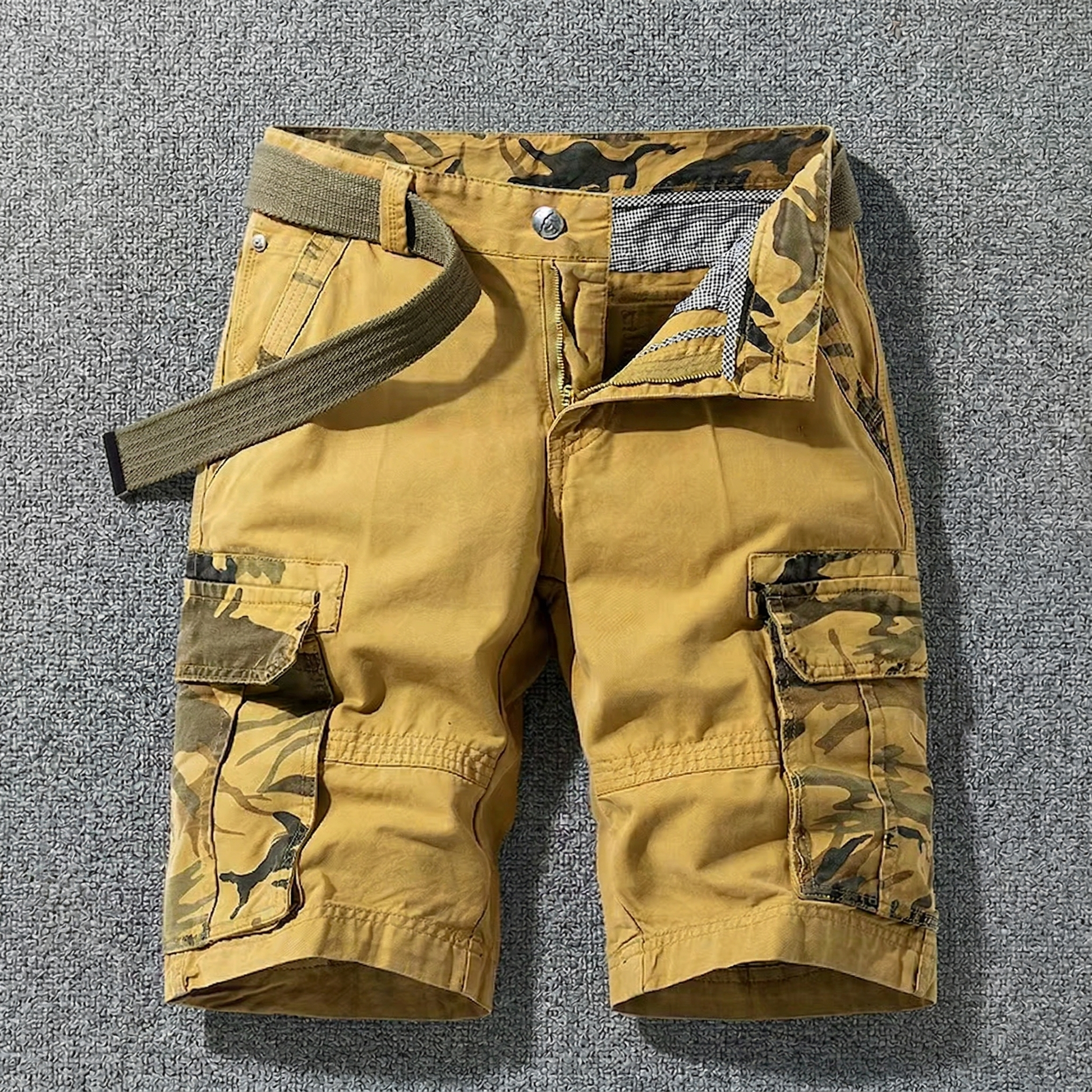 Sandro Belted Cargo Shorts10