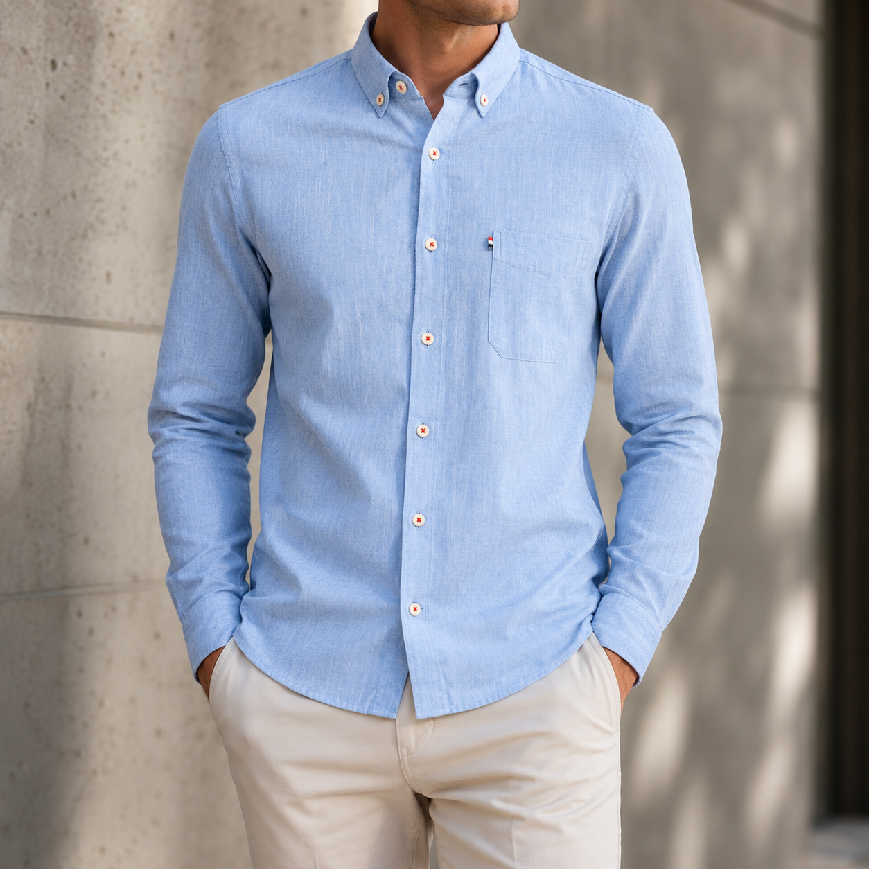 Santino Cotton-Linen Shirt