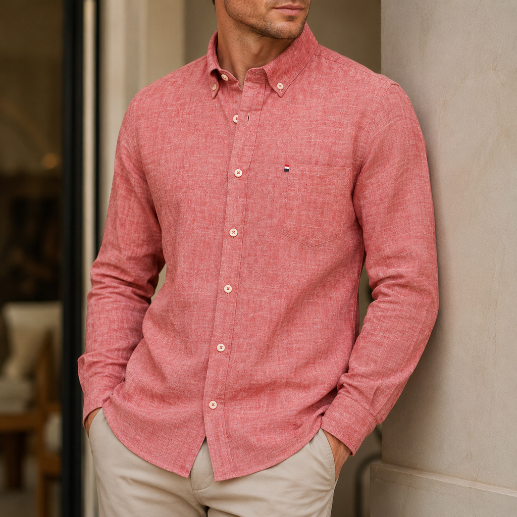 Santino Cotton-Linen Shirt